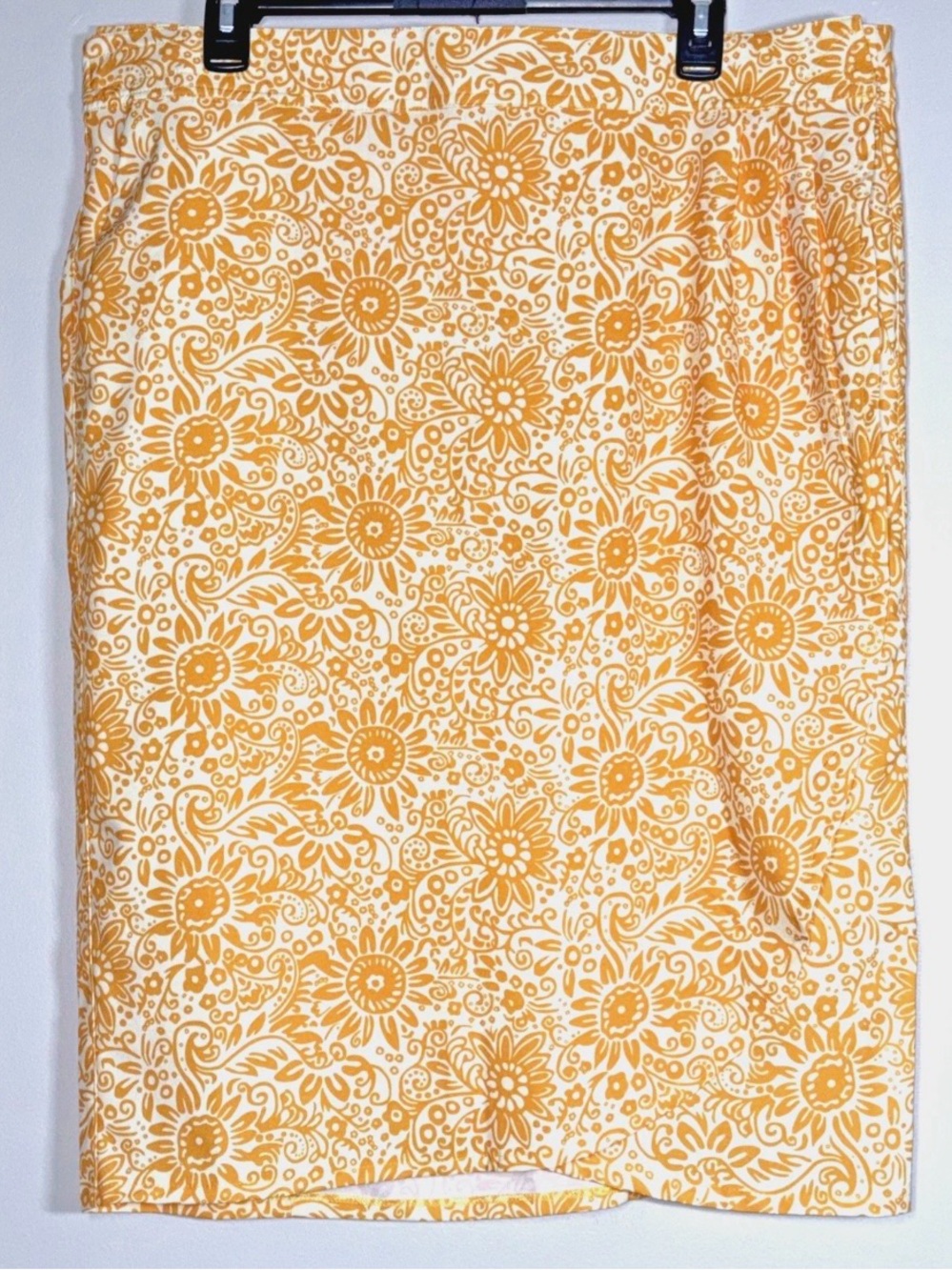 RipSkirt XL Wrap skirt tuscan sunflower Orange floral print length 3 27 inches